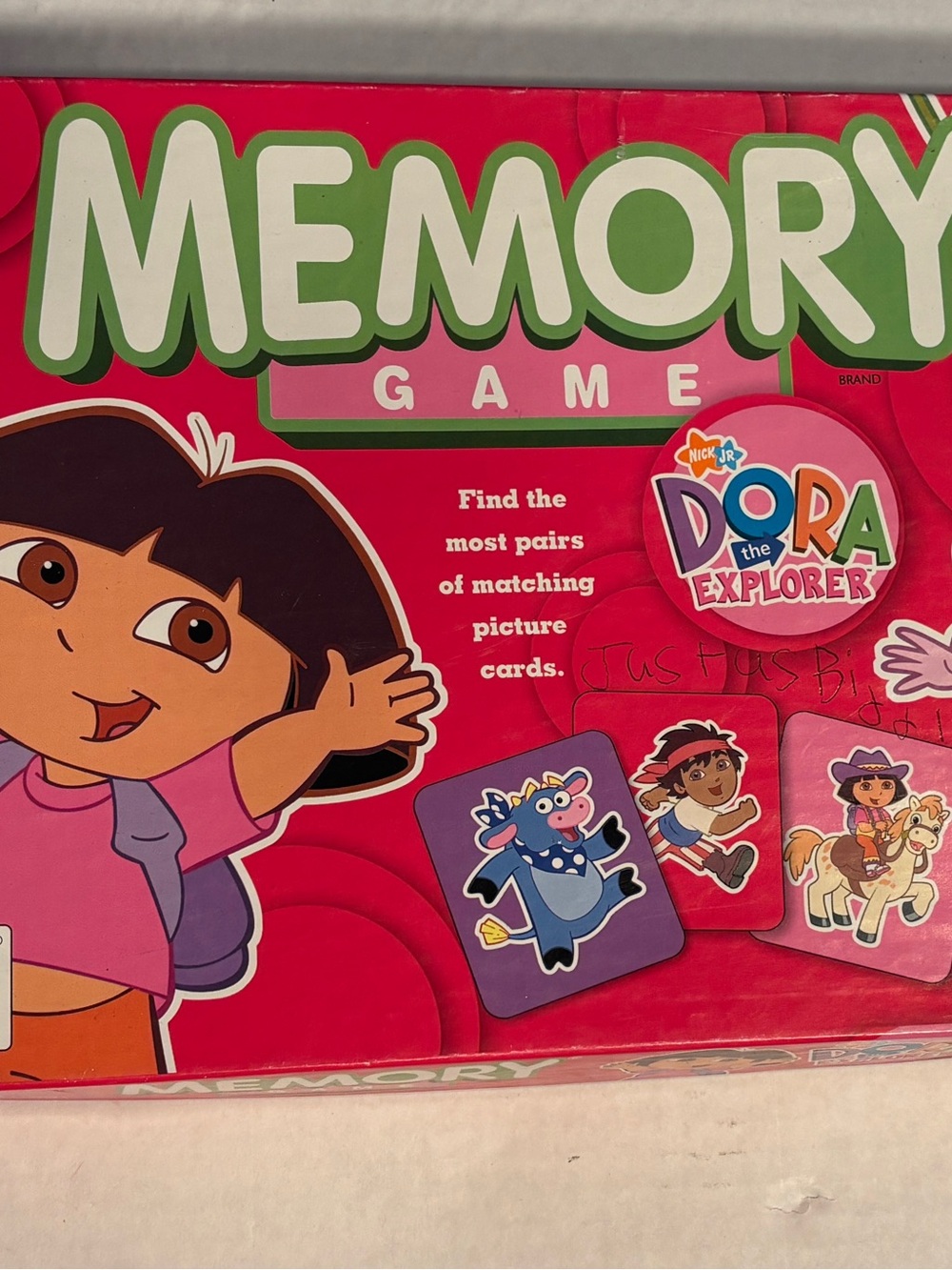Nick Jr Dora The Explorer Memory Game & Go Diego Go Dominoes Tin Toy Lot Bundle⁠